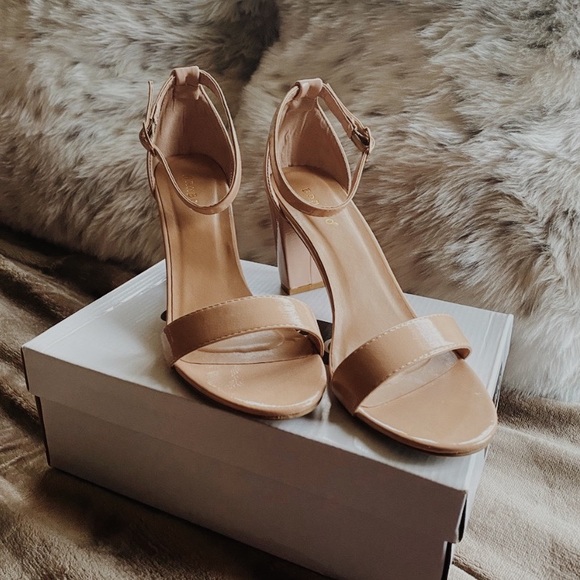 bamboo nude heels